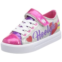 Heelys HLY-G2W-1663 Schuhe mit Rollen, Silver Rainbow Heart, 32 EU - 32 EU