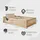 Kids Collective Kinderbett Bodenbett 120 x 200 cm Kiefer massiv natur beige