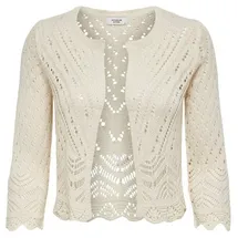 Jacqueline de Yong Strickjacke 'Sun' - Weiß - L