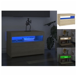 vidaXL TV-Schrank mit LED-Leuchten Sonoma-Eiche 60x35x40 cm