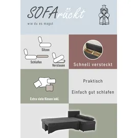 Jockenhöfer Ecksofa »L-Form, B: 191 cm« mit Bettfunktion & Bettkasten, Unser Dauertiefpreis, Topseller