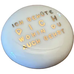 Porzellansteine "Glaube" in drei Varianten von räder design - Konformation Glaube Geschenkidee - Ich behüte dich