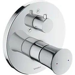 Duravit White Tulip Fertigmontageset WT5210018010 Unterputz-Wannenarmatur, 22,5 l/min, chrom, mit Umstellventil und Sicherungskombination
