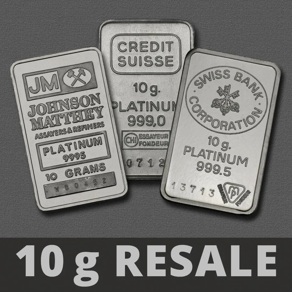 Platinbarren 10g (Resale)