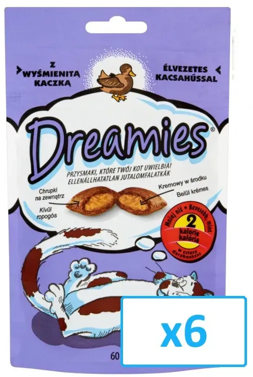 DREAMIES mit köstlicher Ente 60g x 6