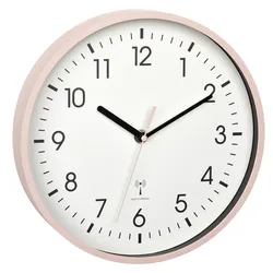 TFA Dostmann 60.3550.16, Wand, Analoge Uhr, Rund, Pink, Kunststoff, Glas