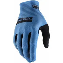 100% Celium Long Gloves Blau XL
