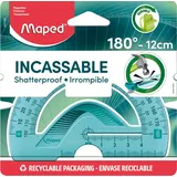 Maped Halbkreis-Winkelmesser Flex 180° 12 cm Transparent