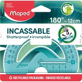 Maped Halbkreis-Winkelmesser Flex 180° 12 cm Transparent