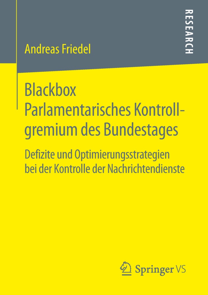 Blackbox Parlamentarisches Kontrollgremium Des Bundestages - Andreas Friedel  Kartoniert (TB)