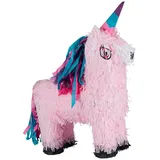 relaxdays Pinata 4-tlg. Pinata Set gelb|orange|rosa