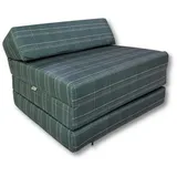 FORTISLINE Klappmatratze 200 x 70 x 10 cm H2 Polyester/Leinen