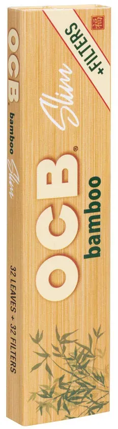 Bamboo Slim King Size Longpapes mit Tips - 1 Heftchen