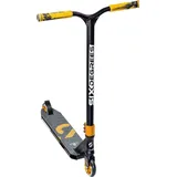 authentic sports & toys Alu Stuntscooter schwarz/gold