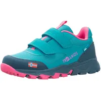 TROLLKIDS Preikestolen Wanderschuhe - Dark Turquoise / Light Magenta