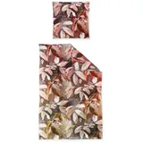 IRISETTE Zobel Blätter Braun 155 x 220 cm + 80 x 80 cm