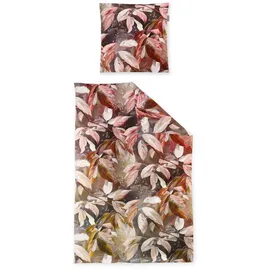 IRISETTE Zobel Blätter Braun 155 x 220 cm + 80 x 80 cm