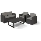 ALLIBERT Victoria Loungeset anthrazit