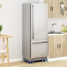 vidaXL Waschmaschinensockel Grau 66 x 66 x 12 cm Edelstahl - Grau