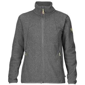 Fjällräven Damen Fleecejacke Stina, Dark Grey, L,