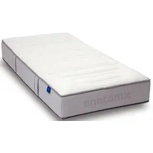 Revor Bedding Taschenfederkernmatratze Anatomic ZIP 500 Latex" Gr. 2, weiß B:90cm H:26cm L:200cm, Bezug: 61% Polyester, 39% Viskose. Steppfüllung: 100% Polyurethan, Matratzen, Taschenfederkernmatratze, mit einzigartigem dynamischem ANATOMIC Federkern