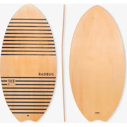 Skimboard 100 Holz Damen/Herren EINHEITSGRÖSSE