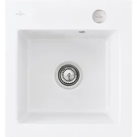 Villeroy & Boch Subway 45 XS stone white + Excenterbetätigung + Lochbohrungen