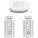 Homematic IP Set Evo mit 1x Access Point, 2x Heizkörperthermostat – Evo, weiß