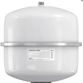 Flamco Membran-Druckausdehnungsgefäß für Trinkwasser 10 bar 35 l Weiß
