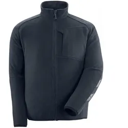 Fleecejacke "HANNOVER" Unique einfarbig - M - schwarzblau