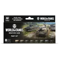 Vallejo VAL70245 Farb-Set, World of Tanks, Mehrfarbig, 1 Count (Pack of 1)