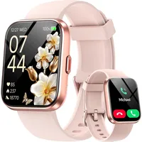 Smartwatch Herren Damen,mit Telefonfunktion,Fitnessuhr 120+ Sportmodi IP68 Wasserdicht, Sportuhr Herzfrequenz Schlafmonitor Schrittzähler