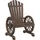 vidaXL Adirondack-Gartenstuhl 57,5 x 79 x 99 cm braun