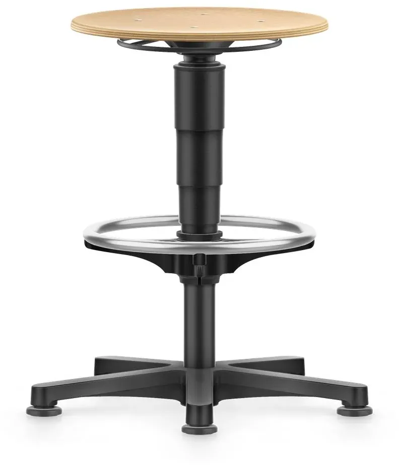 Bimos Allrounder Hocker 3 9461 Industriehocker mit Fußring  frei konfigurierbar