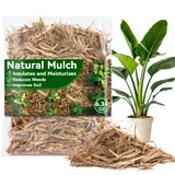 MAQIHAN 180.0 g Holzmulch – Rindenmulch für die Landschaftsgestaltung im Freien, Holzspäne für Garten, Bio-Mulch für Topfpflanzen, Gartenmulch für Innenterrassenrasen