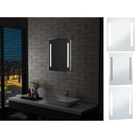 VidaXL Badezimmer-Wandspiegel mit LEDs 50x60 cm