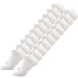 Nur Der Sneakersocken Classic 20er Pack Weiß 43-46