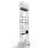 Altec Gerüst Rollfix 800, Arbeitshöhe 8m, Standardtraverse mit Ø 125mm Rollen