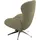 flexlux Relaxsessel "Haze, hervorragender Komfort, Alu Fuß, organisches Design, ergonomisch", grün (fall grün), B:70cm H:104cm T:79cm, 62% Polyester, 17% Cotton, 14% Linen, 12%Polyester, 4% Wool, Sessel, Relaxsessel, Rückenteilverstellung, drehbar, Fuß Alu