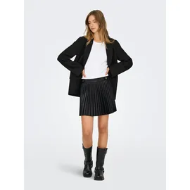 Only Lederimitatrock Damen Schwarz 34