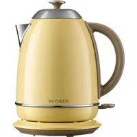 Buydeem Electric Kettle, model K640, color Mellow Yellow, EU,