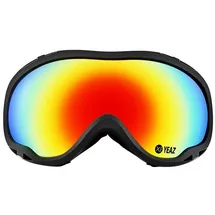 YEAZ Ski- Snowboardbrille schwarz CLIFF