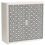 PAPERFLOW easyOffice Vintage Rollladenschrank 60900 2 Fachböden 110,0 x 41,5 x 104,0 cm