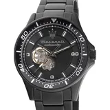 MASERATI MASERATI WATCHES R8823140005 Herren Automatikuhr Streng Limitierte Auflage - Schwarz/Schwarz