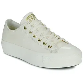 Converse Chuck Taylor All Star Lift Damen Weite M Gold/Weiß 39