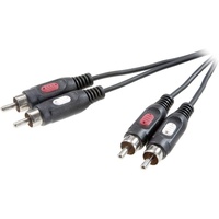 SpeaKa Professional SP-7870624 Cinch Audio Anschlusskabel [2x Cinch-Stecker -