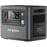 AFERIY Powerstation 2400W, 2048Wh LiFePO4 Batterie, 1,5 Stunde Schnellladung, 13 Anschlüsse, Sinuswellen 230V, 10ms USV, Solar Generator for Camping