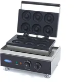 MAXIMA Gastro Donut Maker - 6 Donuts - Ø8 cm - mit Eingebauter Timer