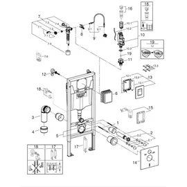 Grohe Solido Unterputzspülkasten 113 cm mit Betätigungstaste Even