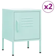vidaXL Nachtschrank 35 x 35 x 51 cm Minzgrün